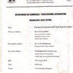 Guest Lecture Program on “Campus to Corporate with Psychological Insight’’